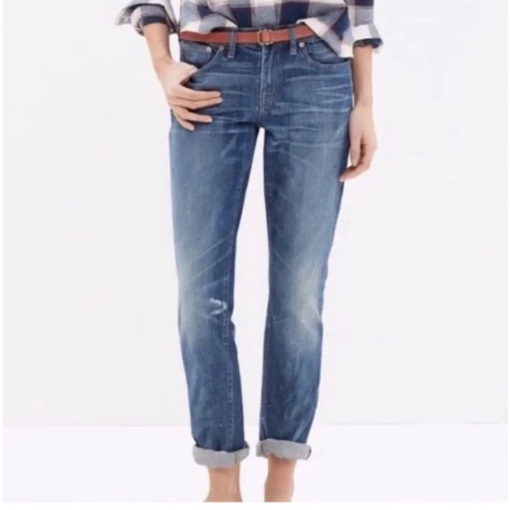 Madewell Slim Boy Jean Paint Splatter Denim Size 30 Slim Relaxed Fit‎